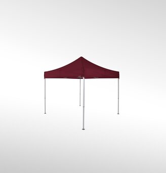 Folding gazebo 3x3 m in the colour bordeaux.